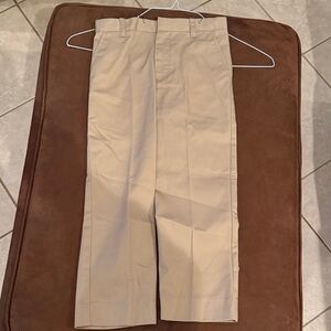 Classroom Boys Tan Flat Front Pants Size 5 Khaki New With Tags